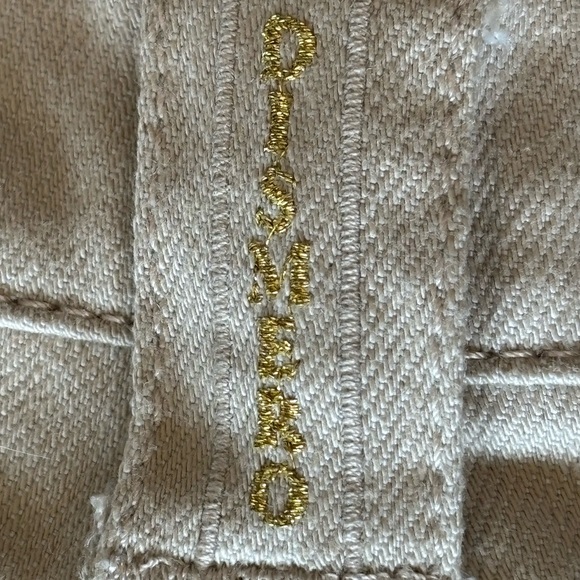 🎁 Dismero Beige Gold Accent Jeans - Picture 9 of 9